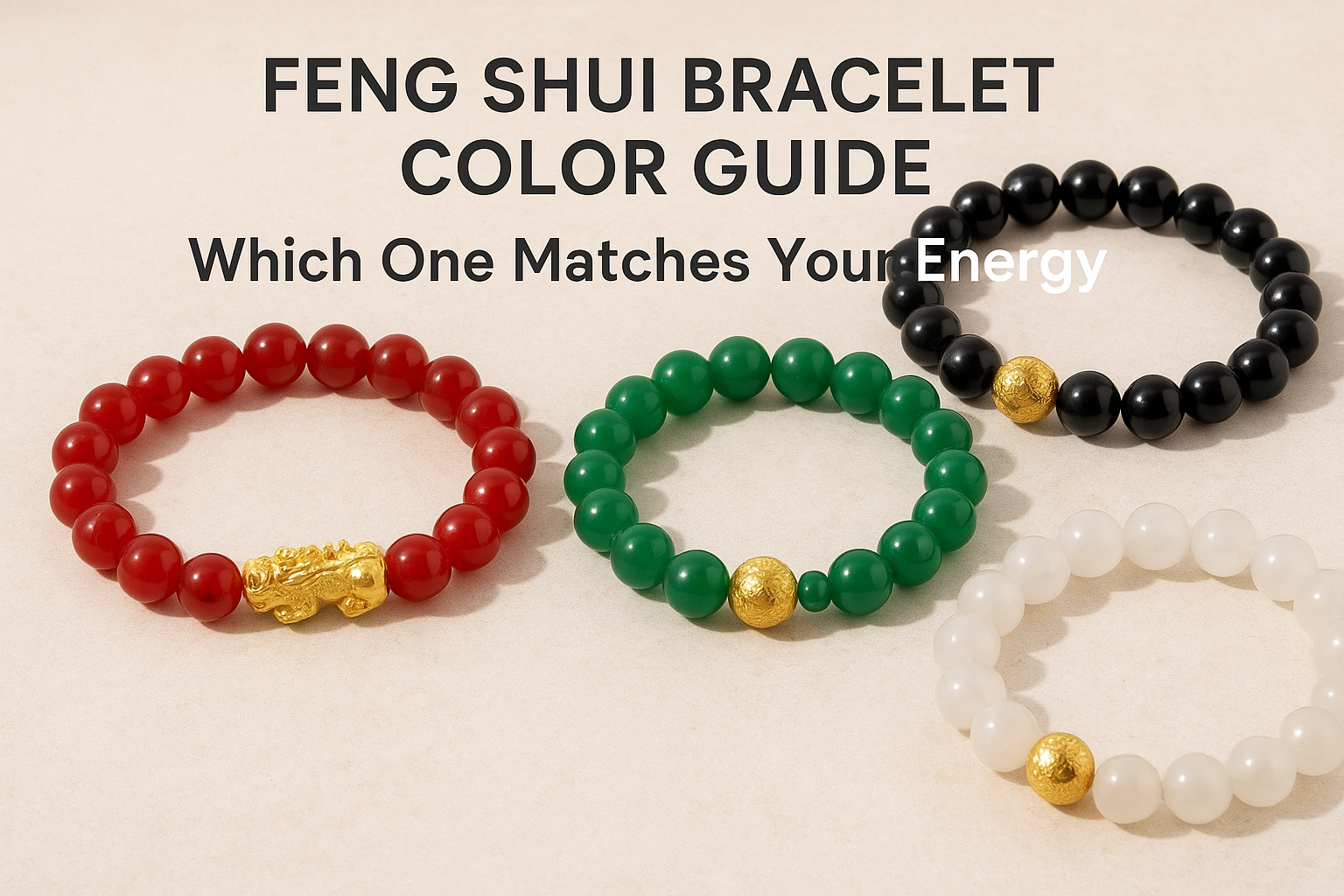 Feng Shui Bracelet Color Guide: Which One Matches Your Energy?