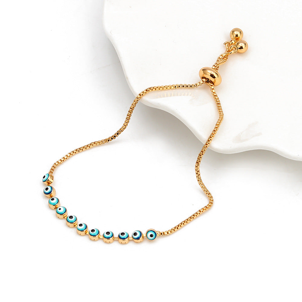 Pulseira Azure Array Evil Eye