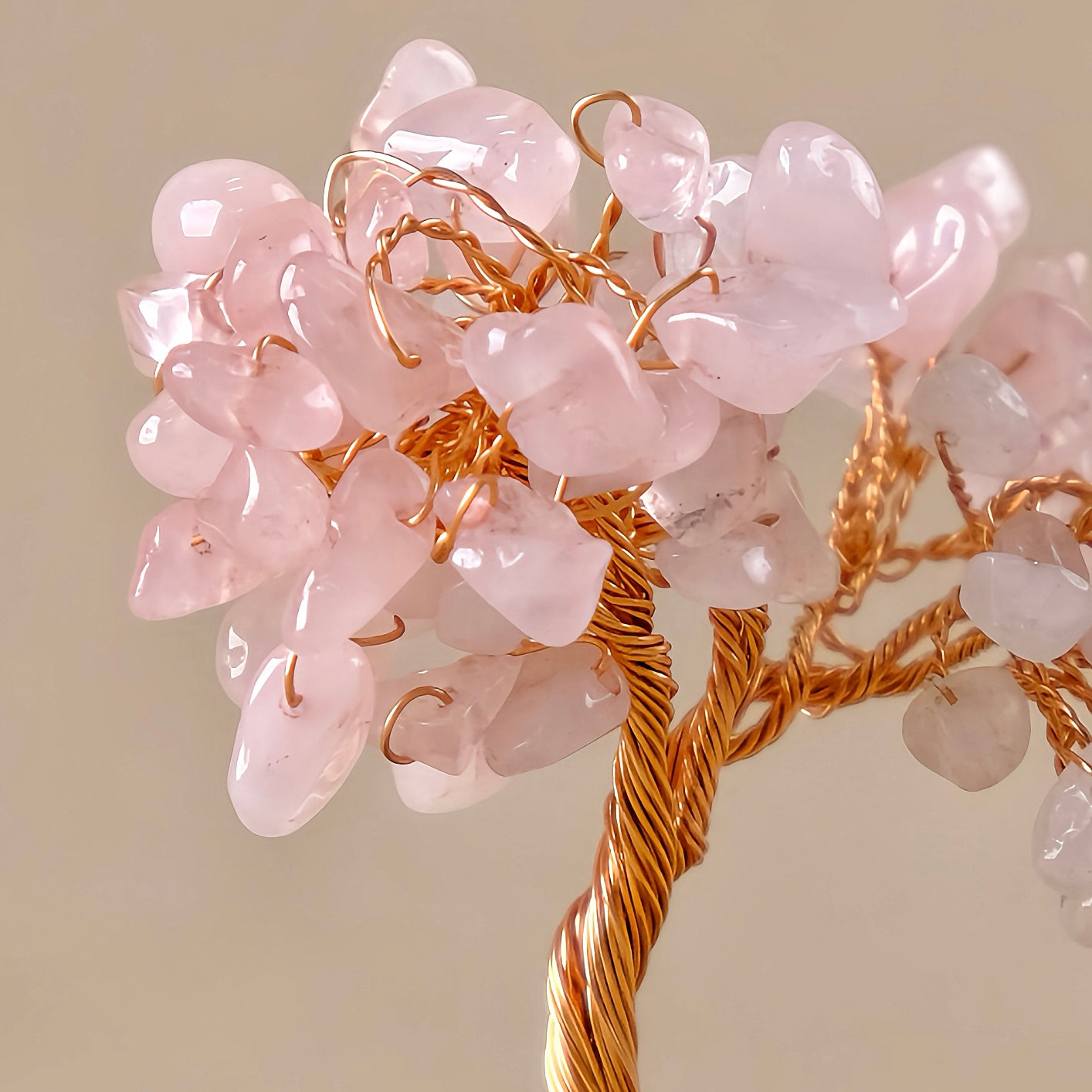 KarmaBless Rose Quartz Tree