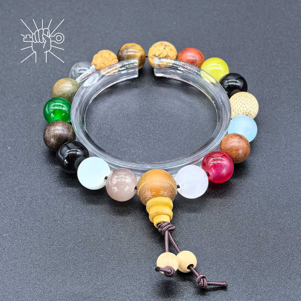 Pulseira de dezoito contas - Realização de desejos