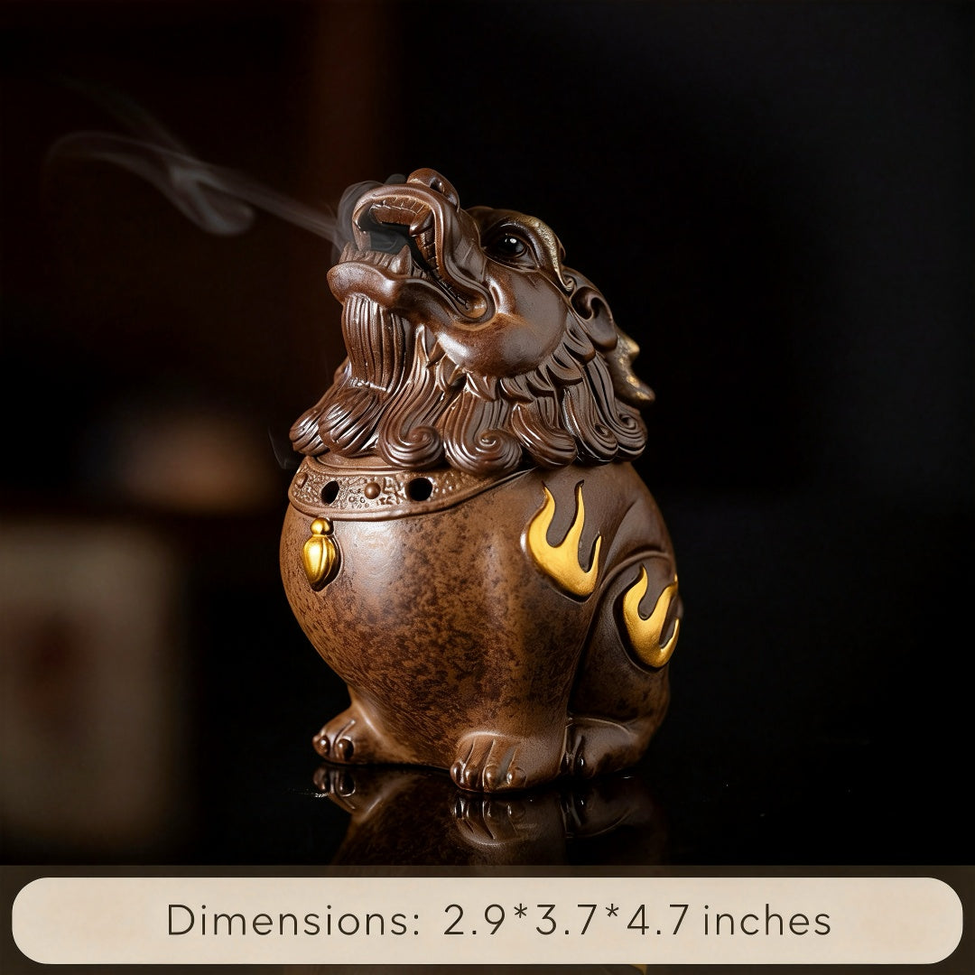 Auspicious Mythical Creature Incense Burners
