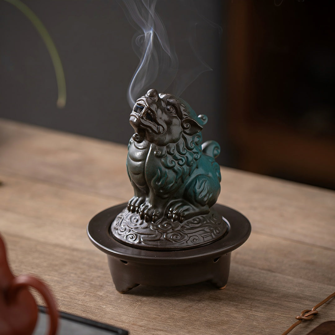 Wealth-Attracting Pixiu Incense Burner