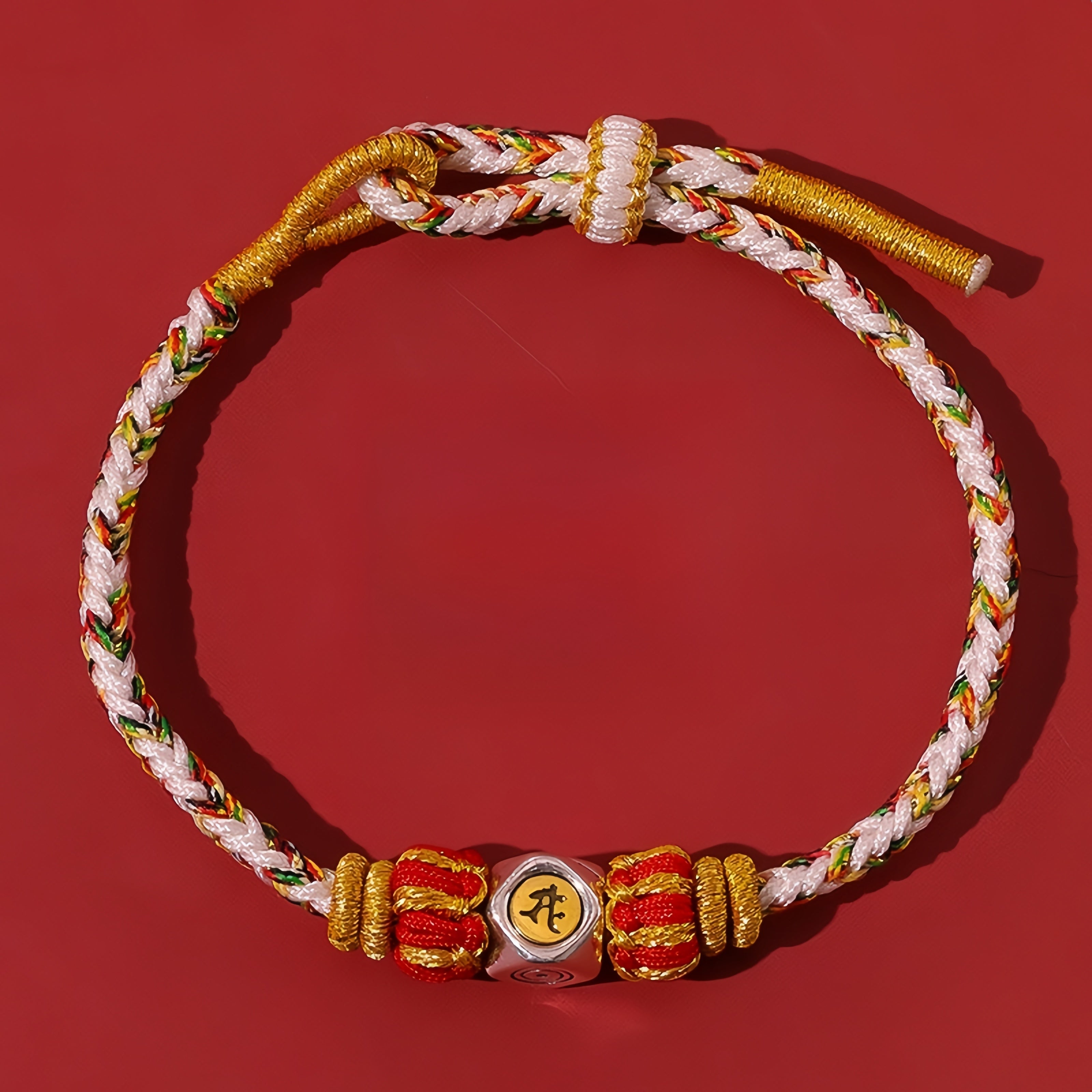 Year of the Horse Guardian Red String Bracelet: Mahasthamaprapta Bodhisattva