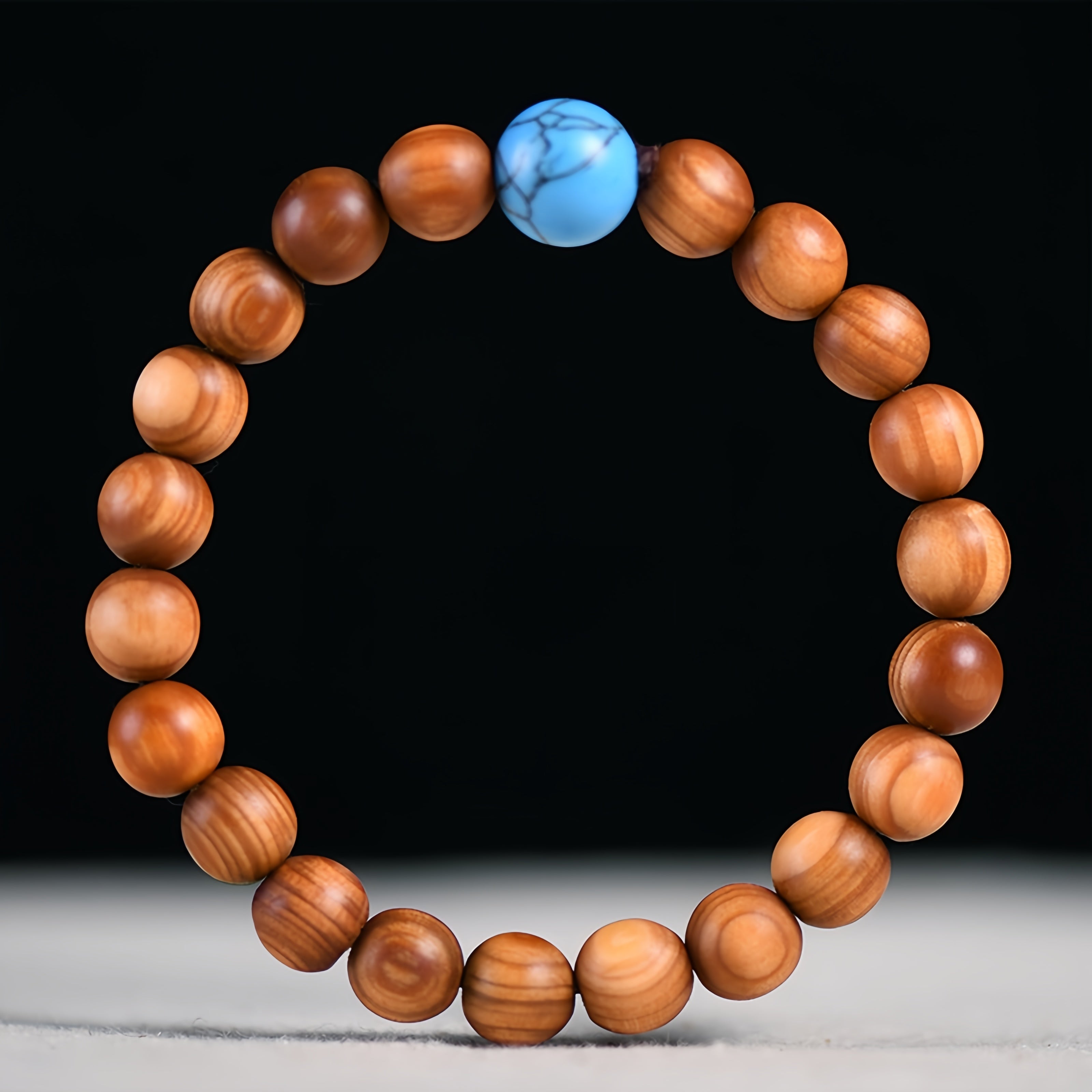 Pulseira Cliff turquesa cipreste sálvia