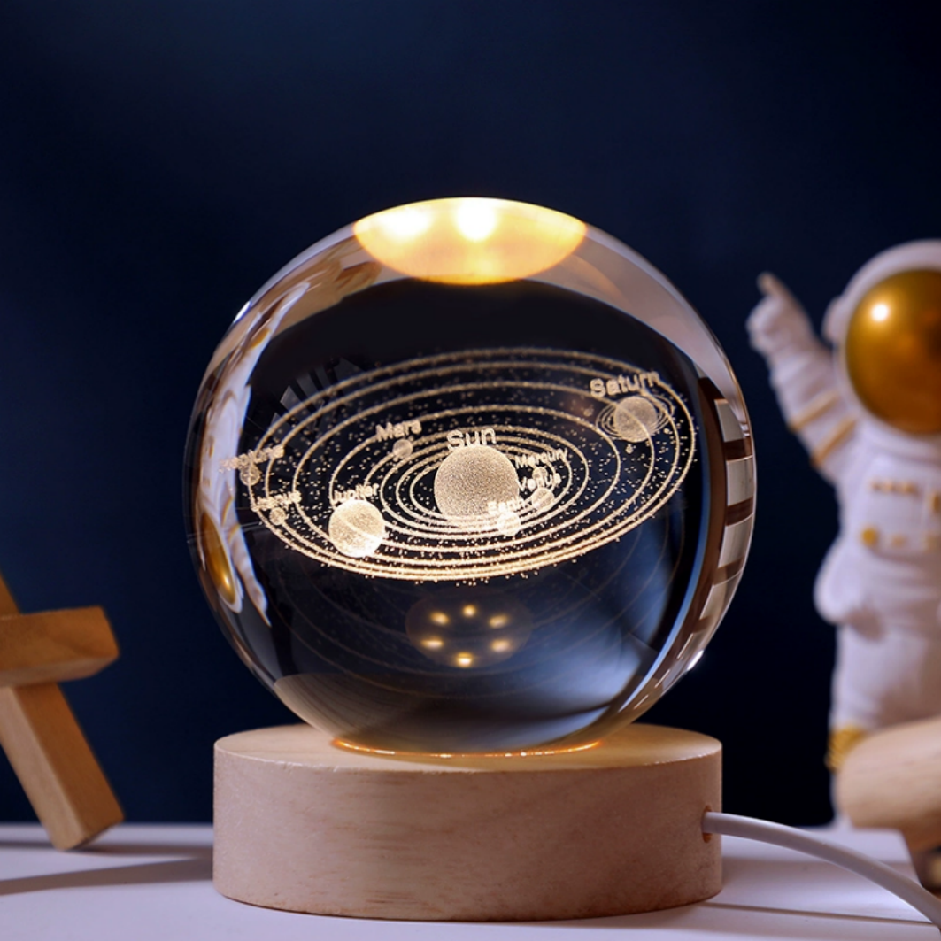 Lampada a sfera di cristallo lumico a LED