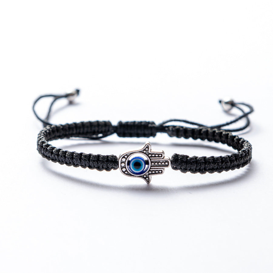 Onyx Nocturne Evil Eye Bracelet