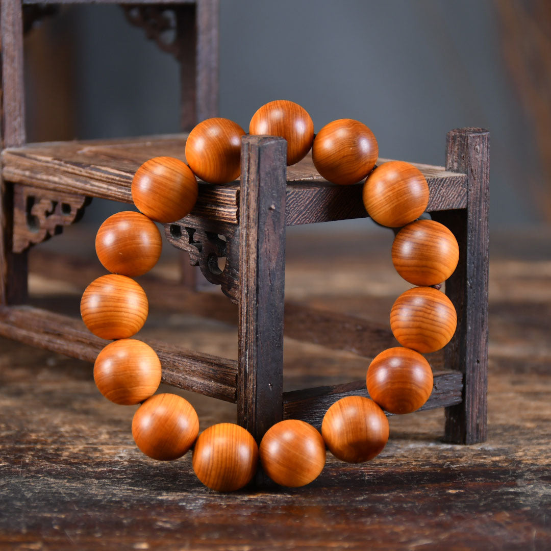 Translucent Shine Aged Cliff Cypress Bracelet - KarmaBless