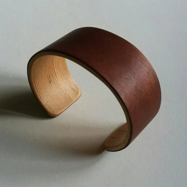 Wood Cuff Bracelet - KarmaBless