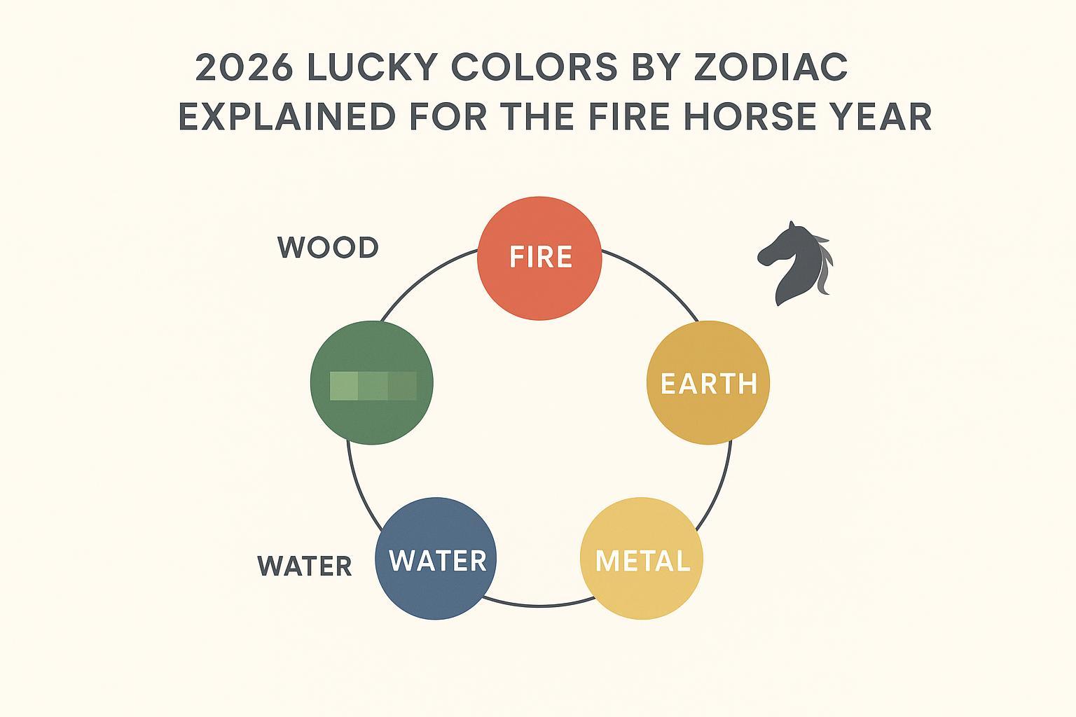 2026 Lucky Colors by Zodiac Explained for the Fire Horse Year