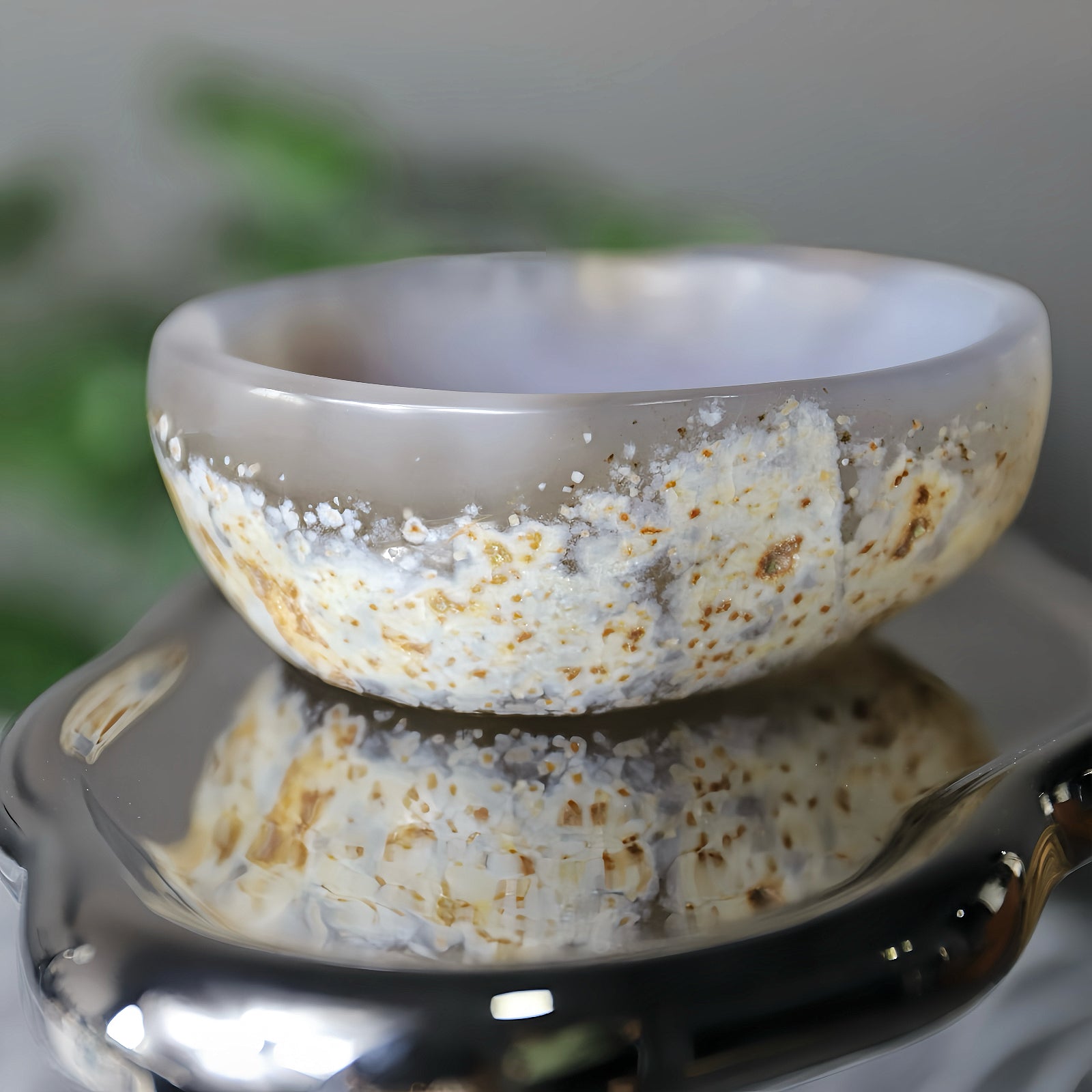 KarmaBless Agate Crystal Charging Bowl