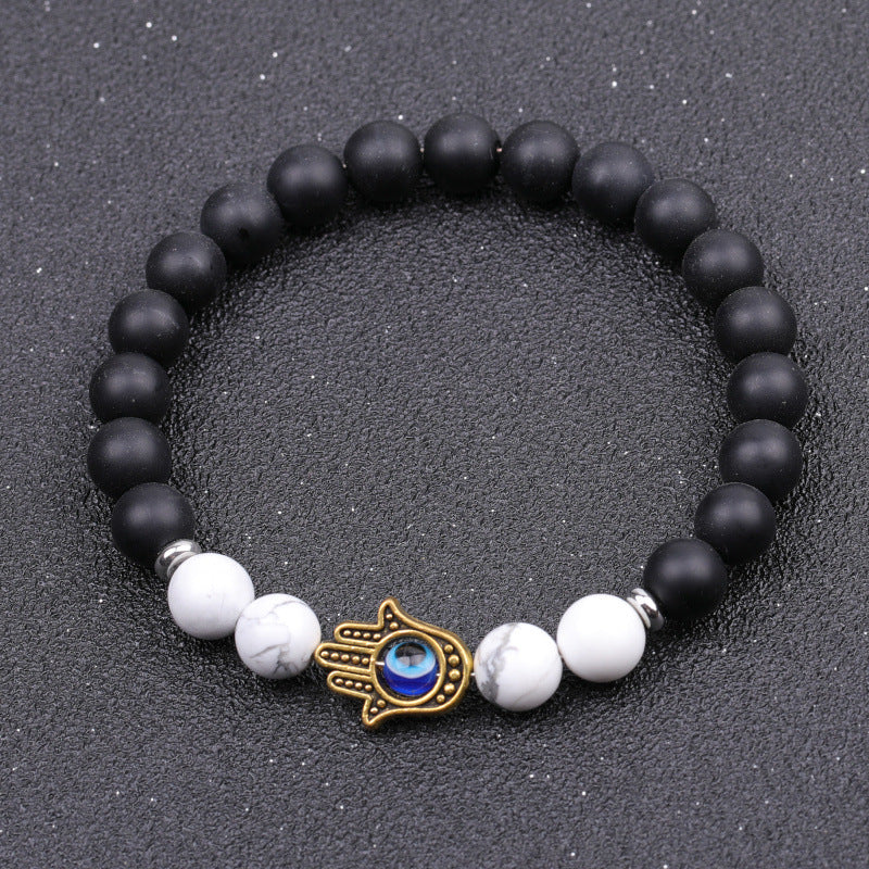 Turquoise Aegis Evil Eye Bracelet