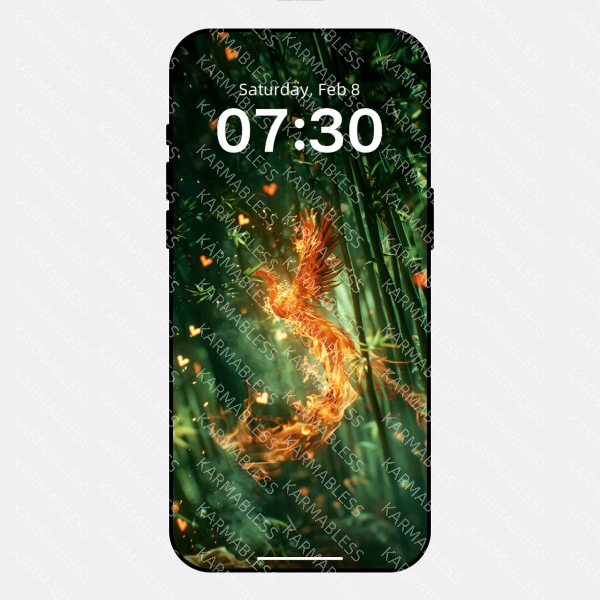 Wallpapper de feu et de bois - un voyage de renaissance et de croissance