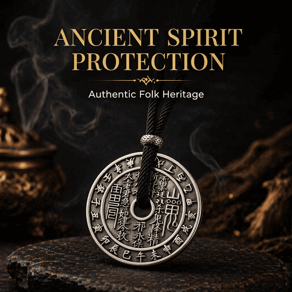 The "Shan Gui" Mountain Spirit Amulet Pendant