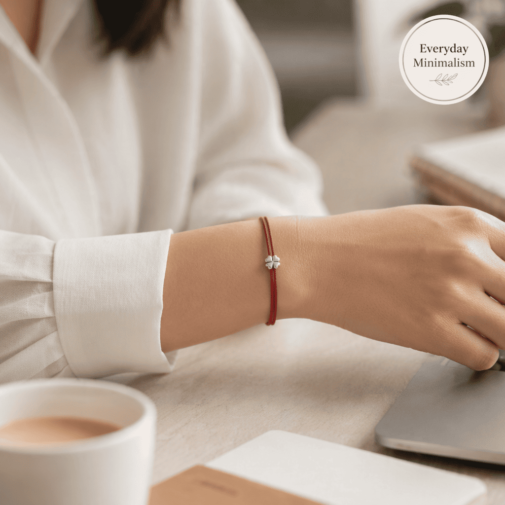 Clover Luck Amplifier Red String Bracelet