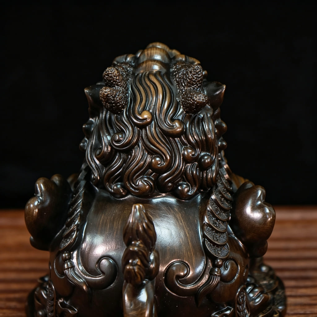 Rotating Pixiu Feng Shui Statue for Wealth & Prosperity Decor