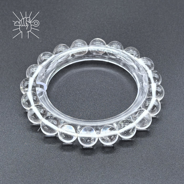 White Crystal Bracelet - Spiritual Strength — material detail