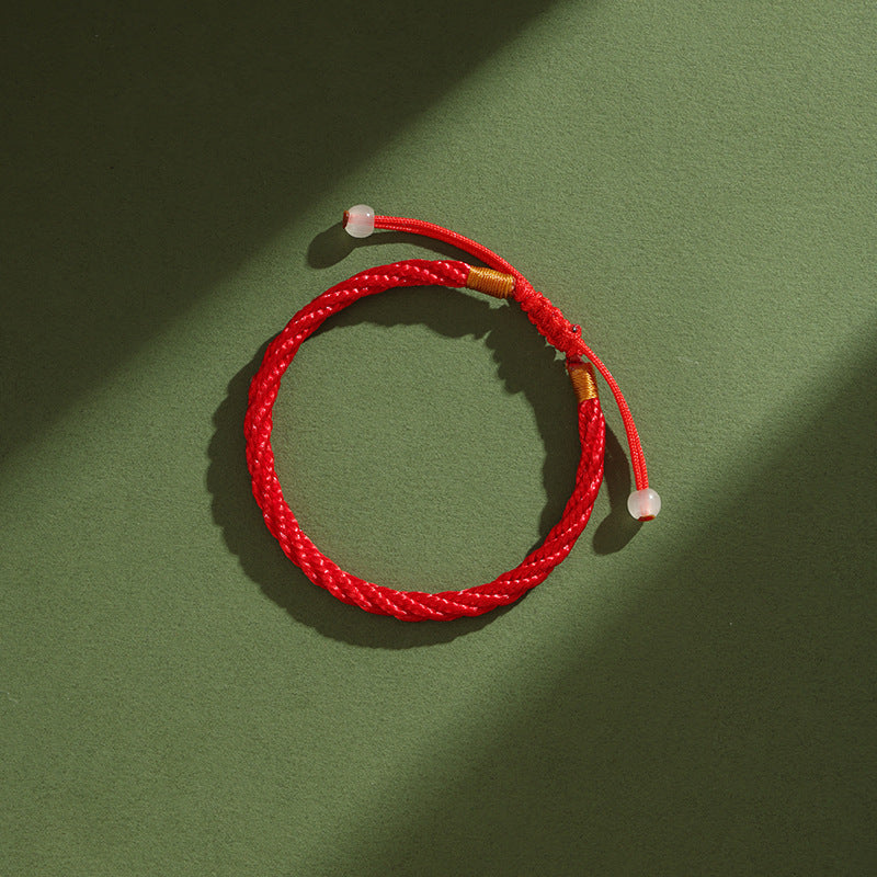 Zodiac Year Blessings Red String Bracelet