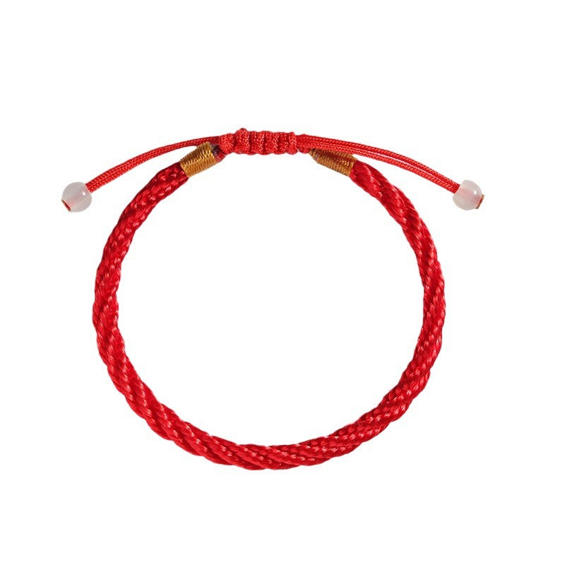 Zodiac Year Blessings Red String Bracelet - Detail 2