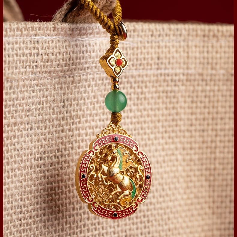 Rapid Success Solid Brass Round Keychain