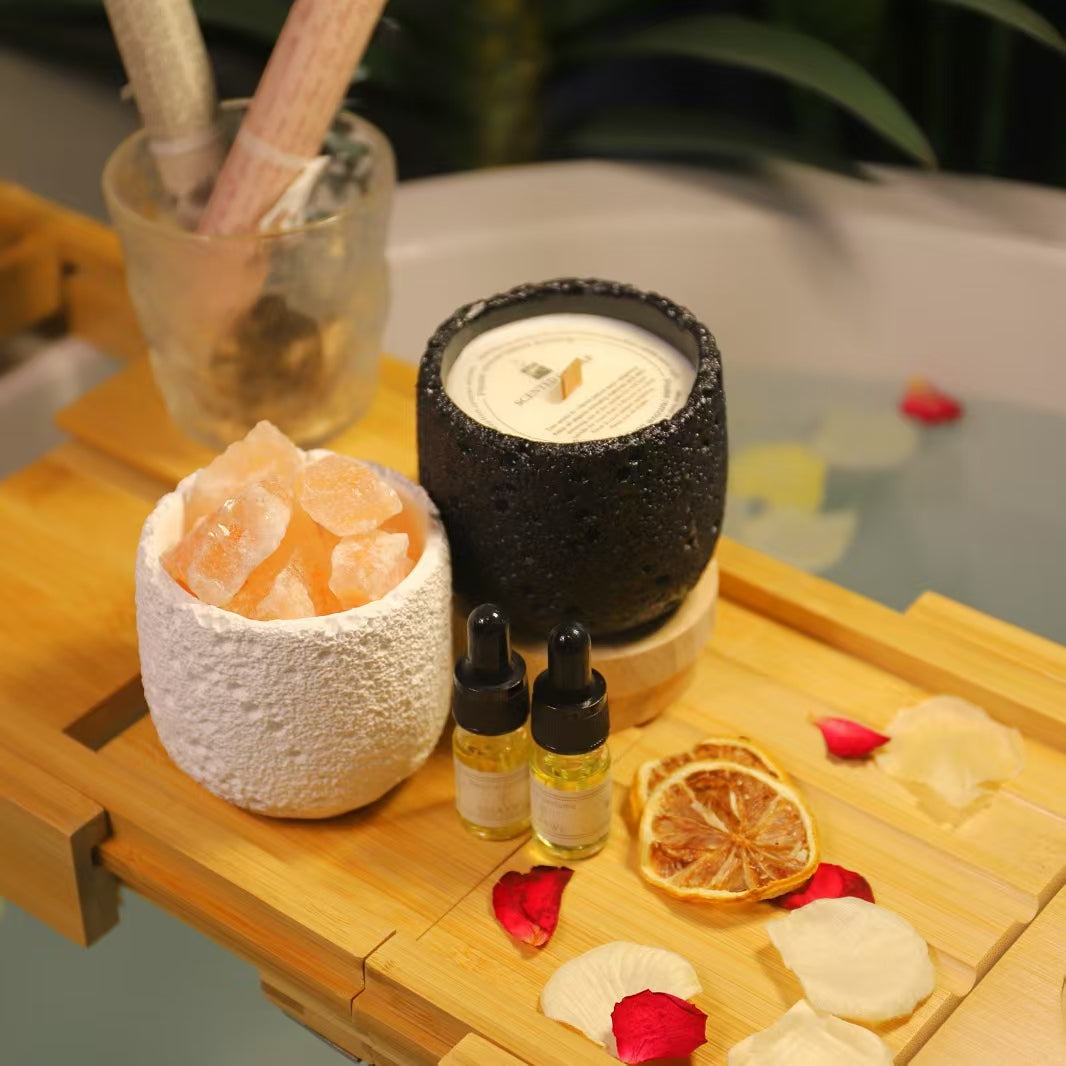 3-in-1: Scented Candle & Stone Diffuser - Now 40% Off!