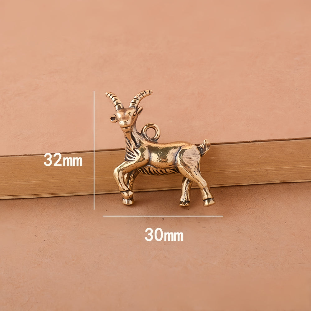 Brass Sheep zodiac keychain product detail