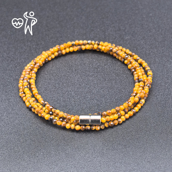 Tiger’s Eye  Beads Bracelet - Courage & Beat Anxiety — material detail