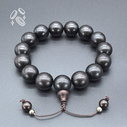 Aged Rosewood Bracelet-Attract Wealth — view 1