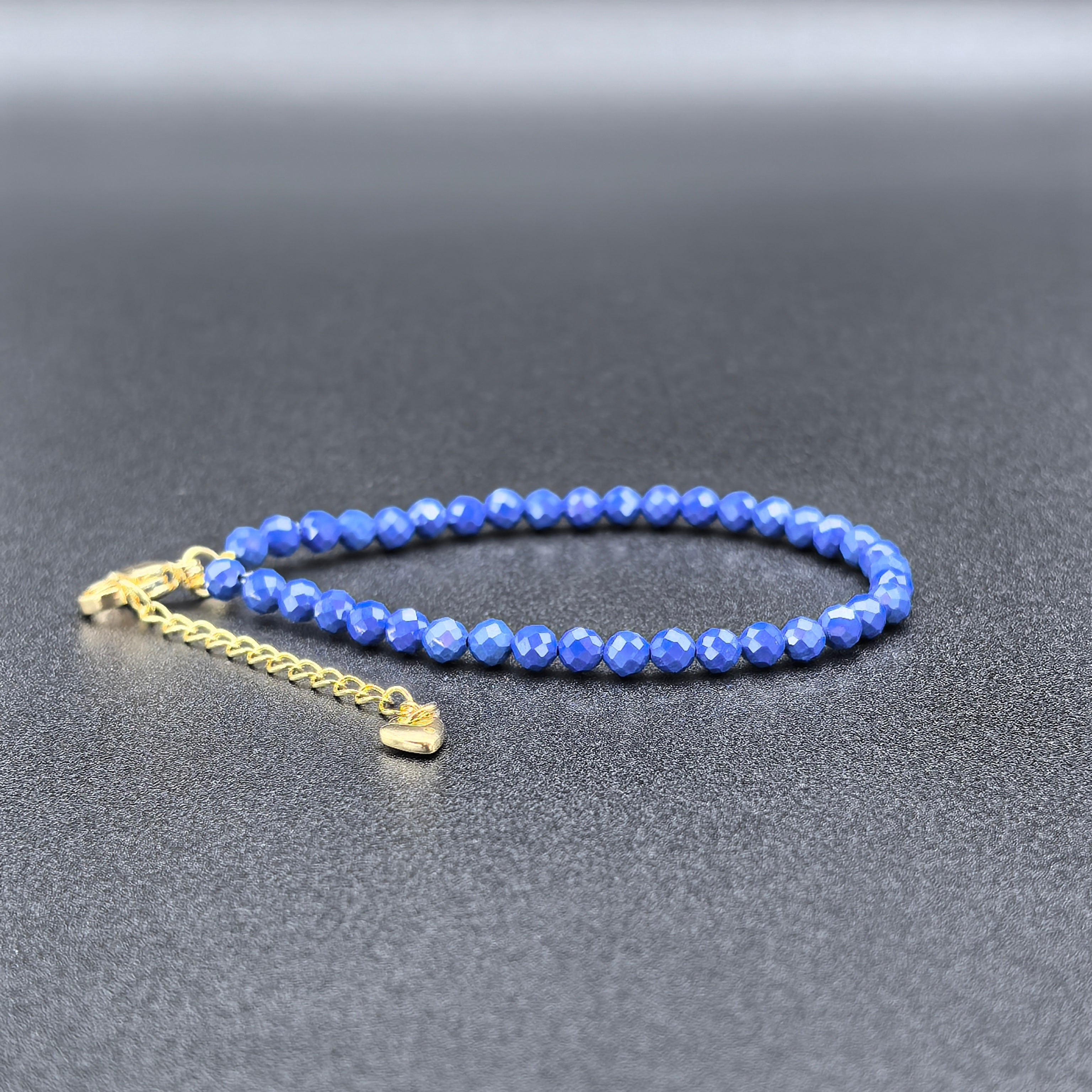 Sapphire Opaque Zircon Bracelet - Confidence - Karmabless