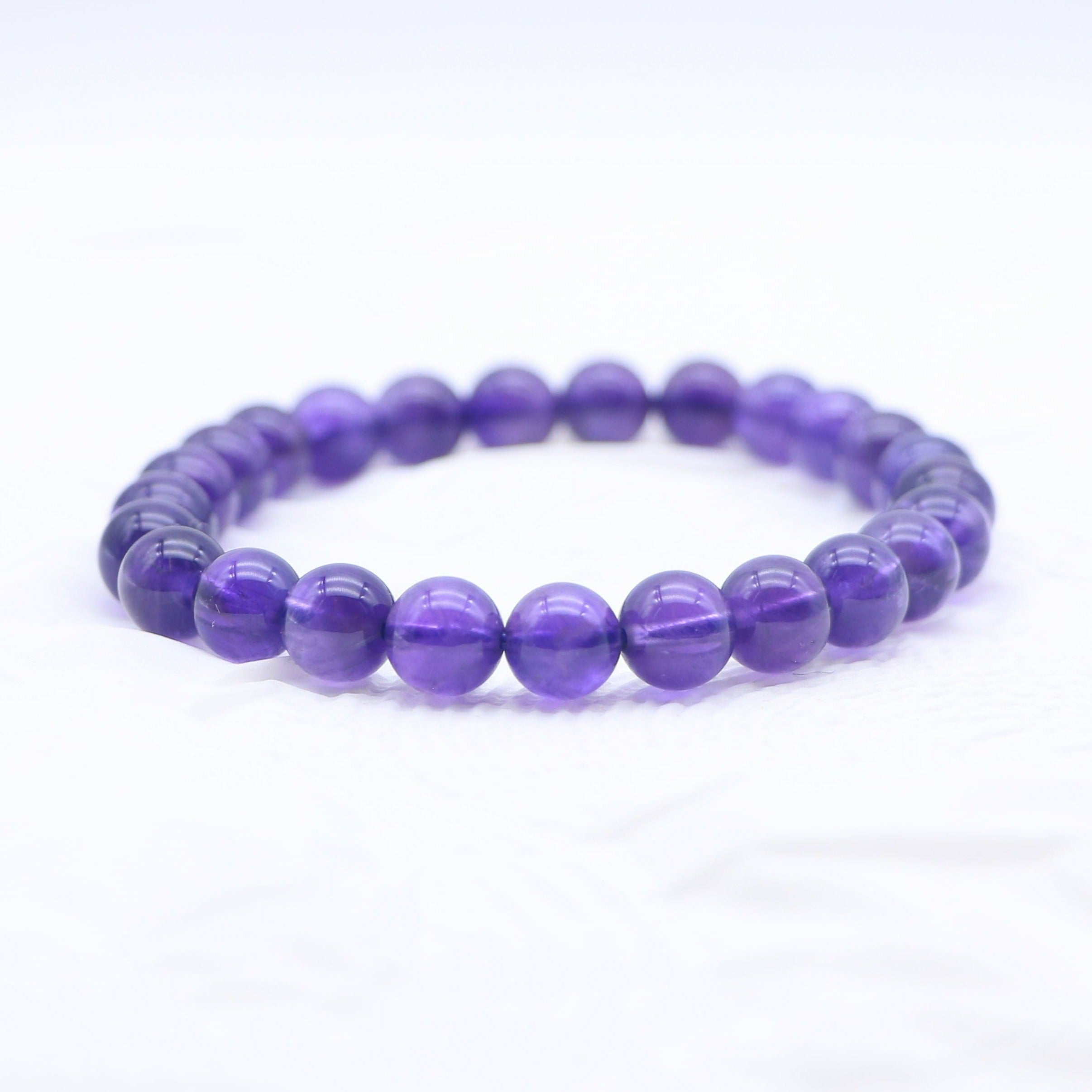 Amethyst Bracelet - Stone Of Intelligence - Karmabless