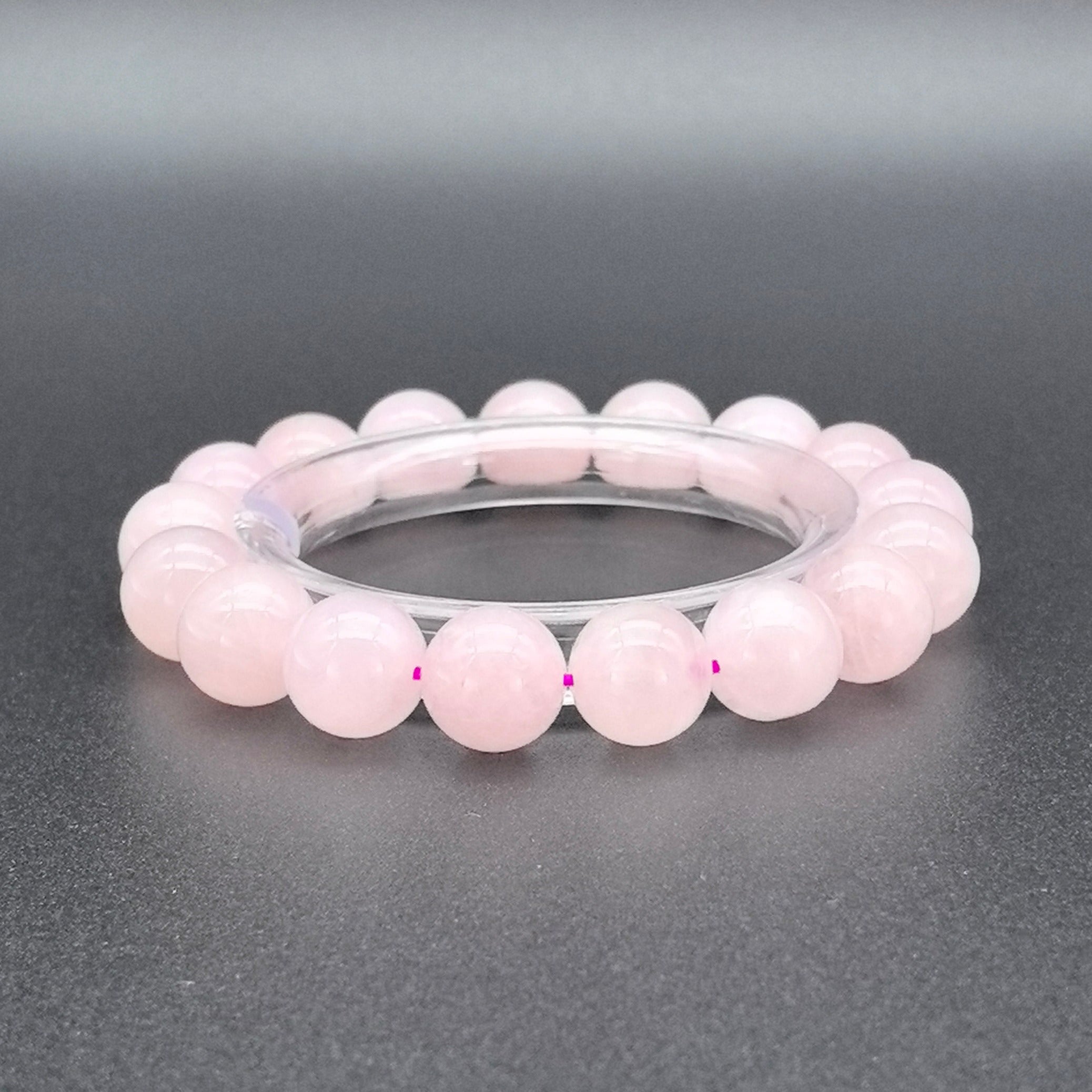 Madagascar Rose Quartz Newly mined Bracelet - Goddess Of Love - Karmabless