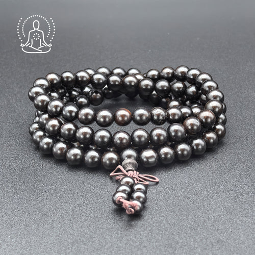 Ebony Long Prayer Beads - Energy Balance — view 1