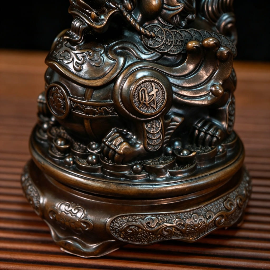 Rotating Pixiu Feng Shui Statue for Wealth & Prosperity Decor