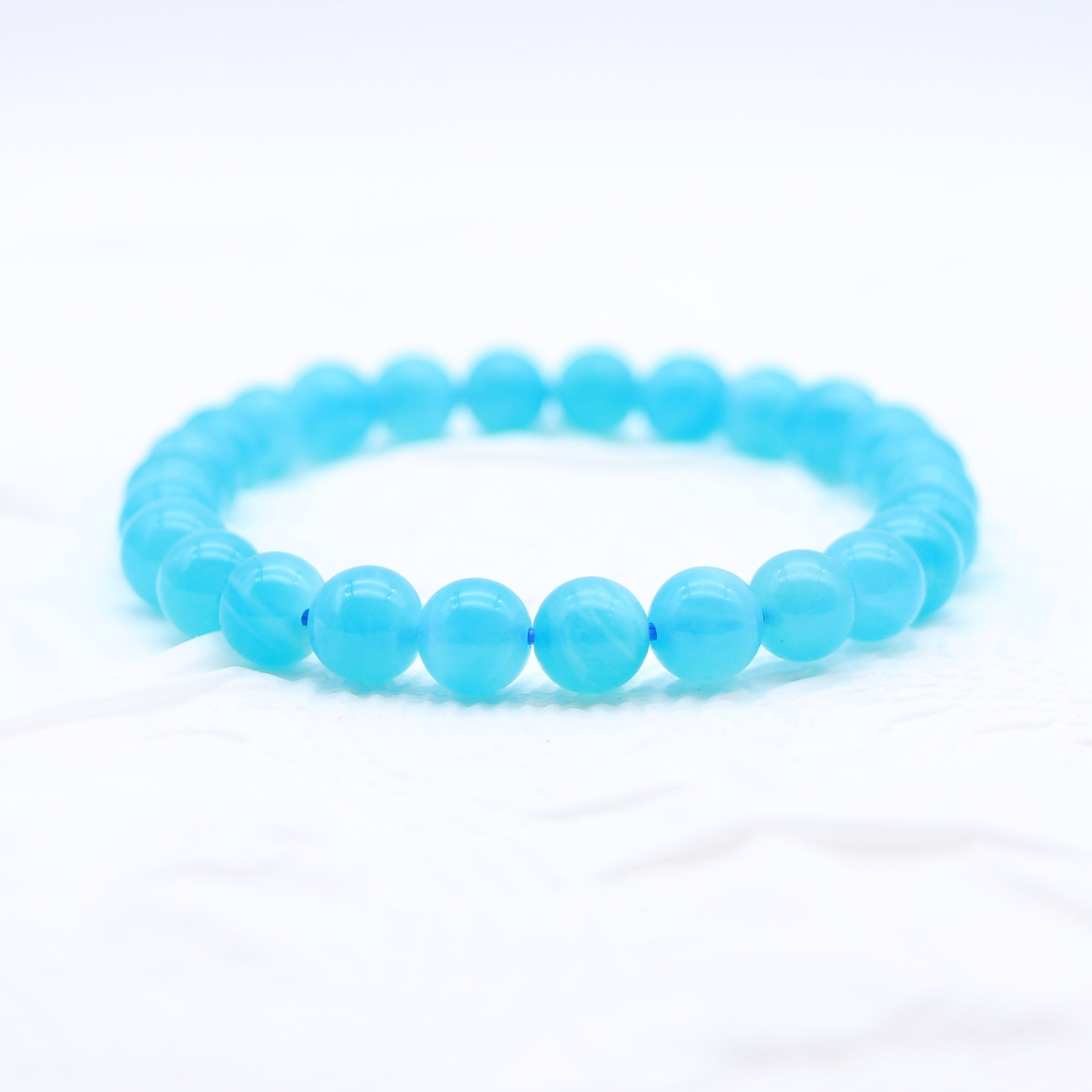 Ice Amazonite bracelet - Boost Confidence - Karmabless