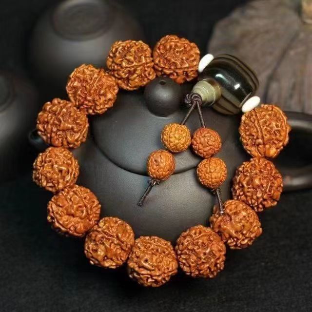 Ox Horn Rudraksha Bracelet