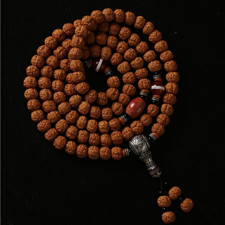 Premium Indonesia 108 Beads Rare Rudraksha Bracelet