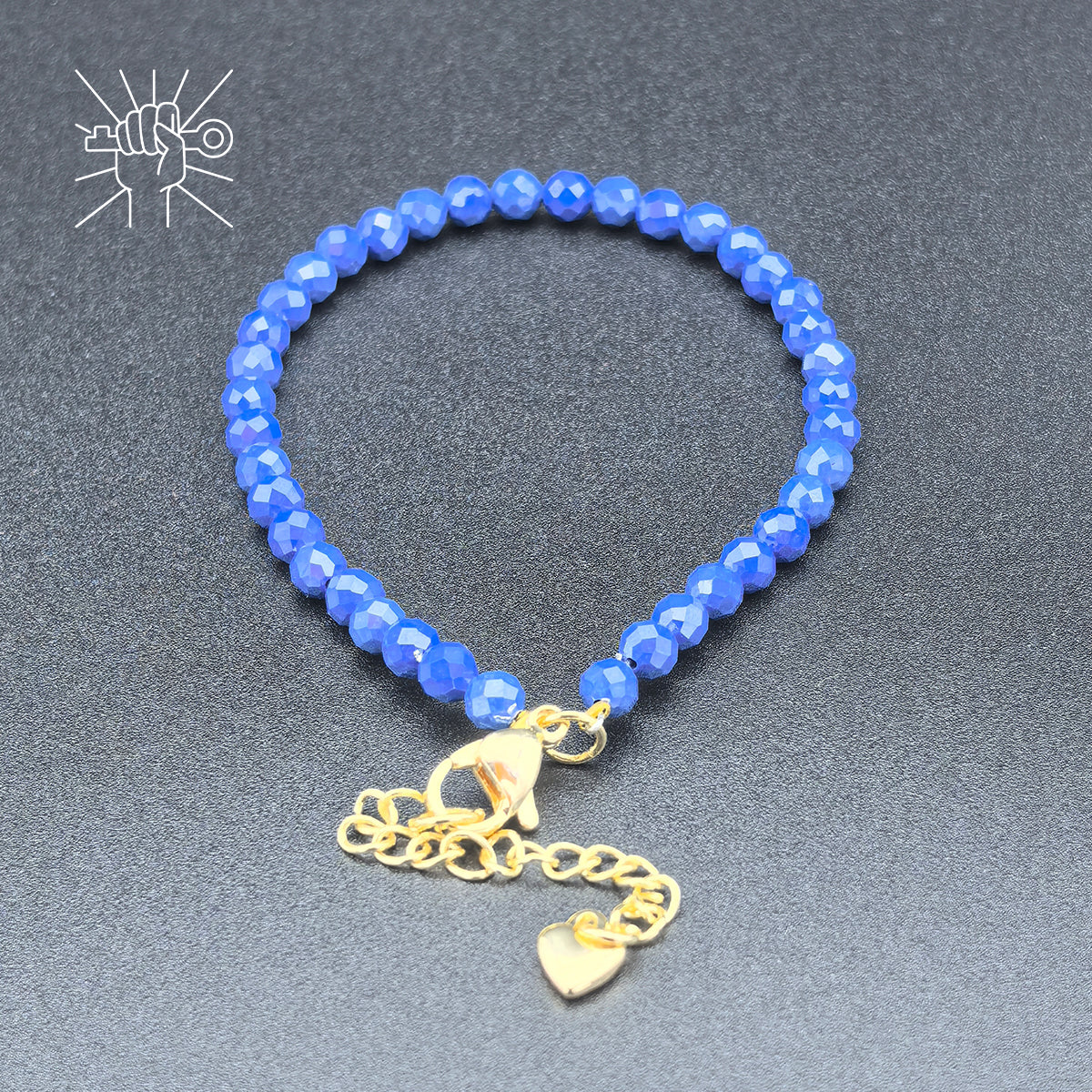 Sapphire Opaque Zircon Bracelet - Confidence