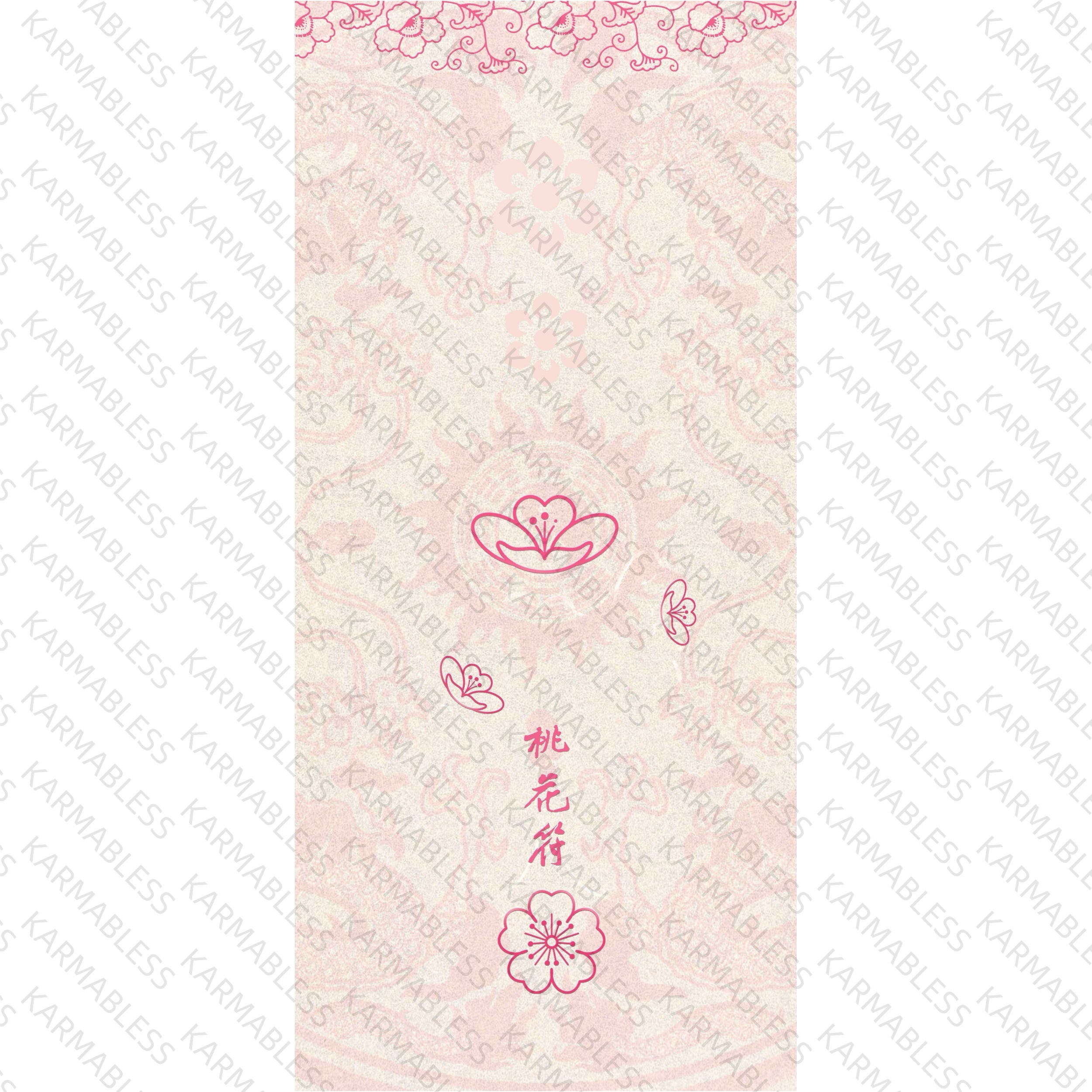 [Atraia Amor] Papel de Parede HD com Encanto de Flor de Pêssego para Telemóvel