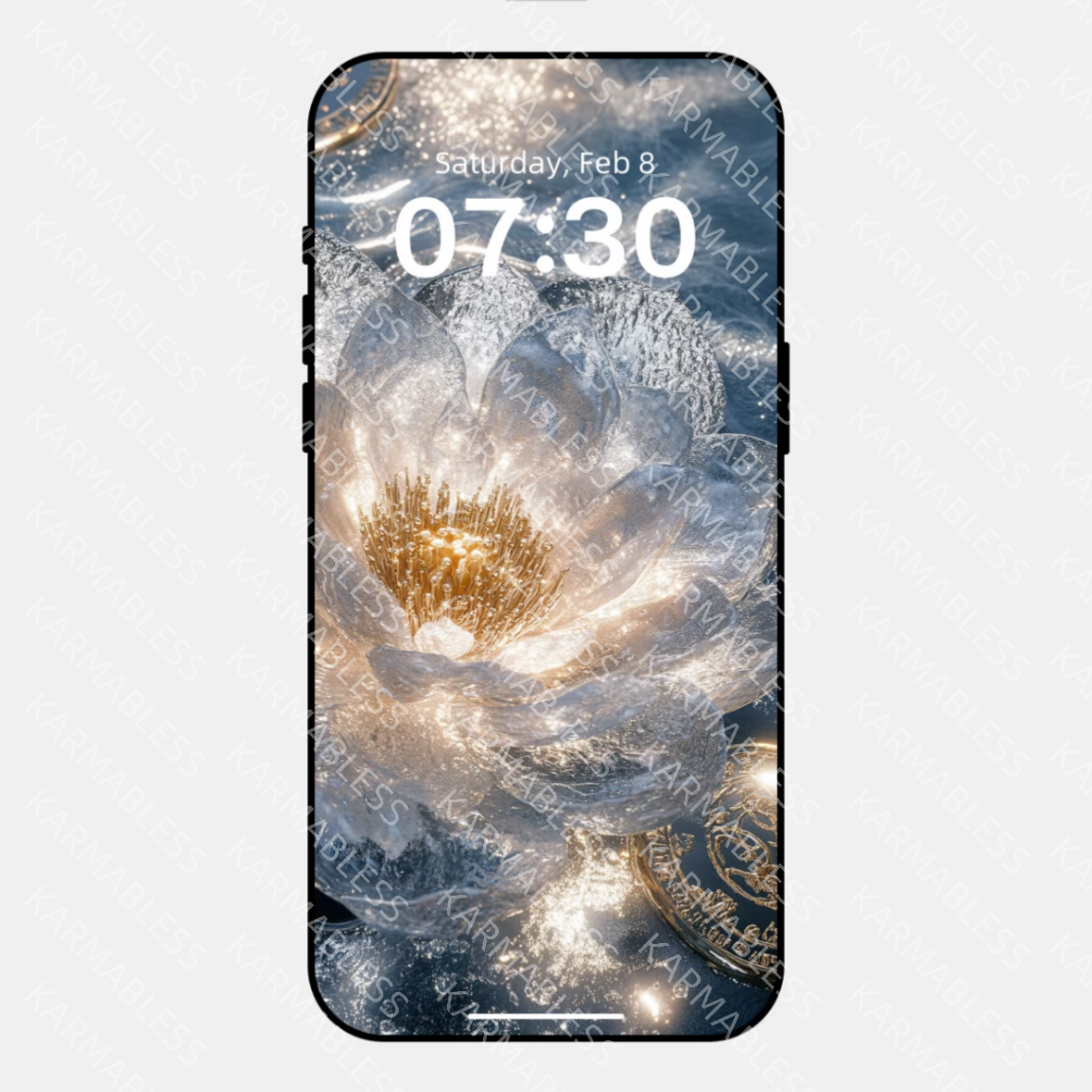 Wallpapper en métal et en eau - - embrasse l'harmonie de la force et du flux