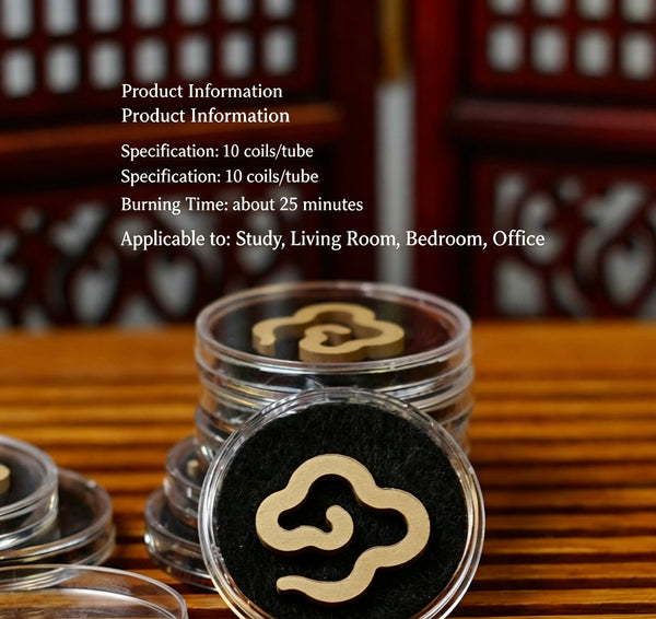 Cloud-Shaped Coil Incense