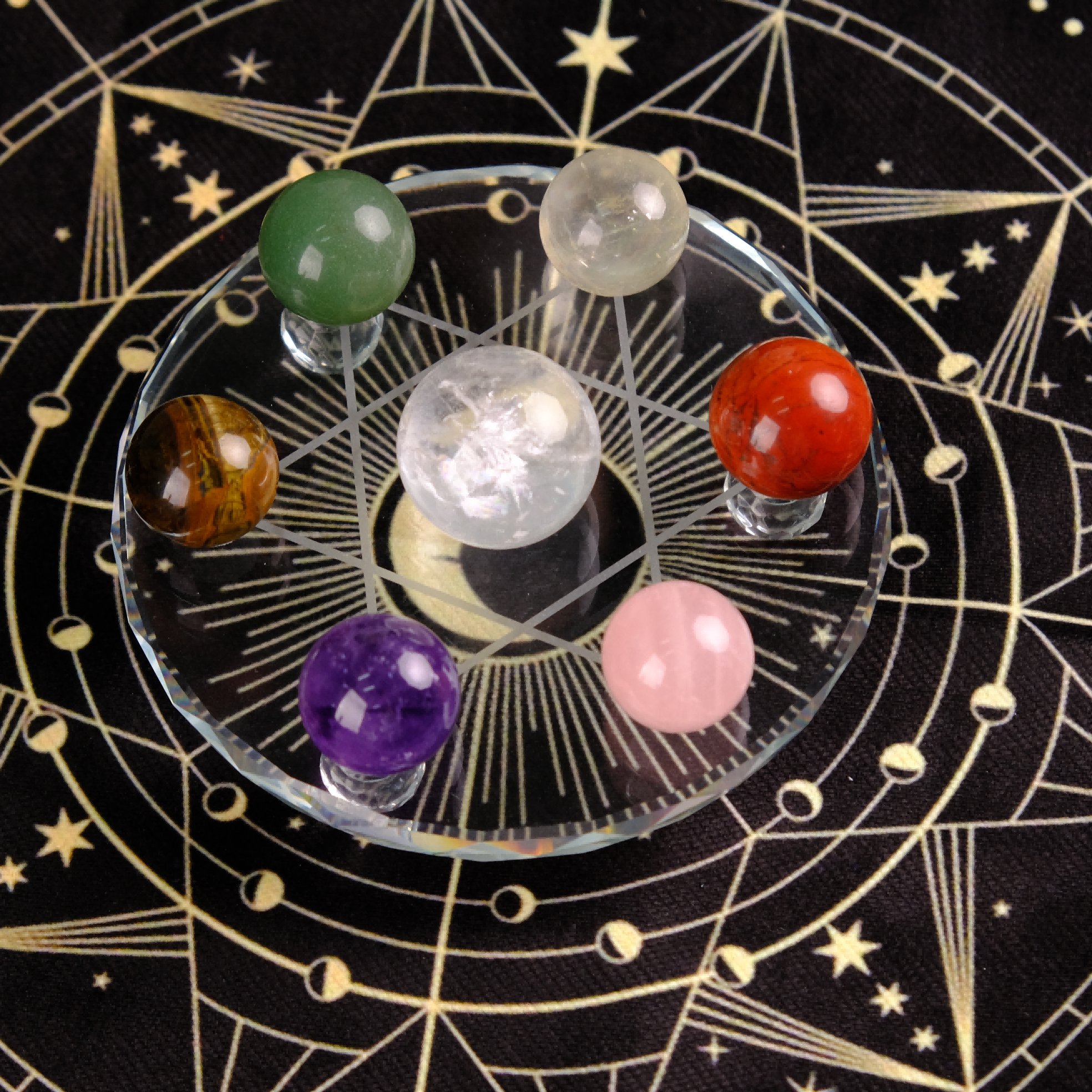 Celestial Hexa Crystal Grid