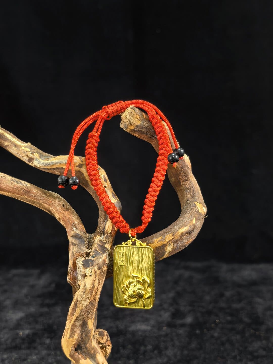 Adjustable Feng Shui Lucky Charm Bracelet with Auspicious Pendant