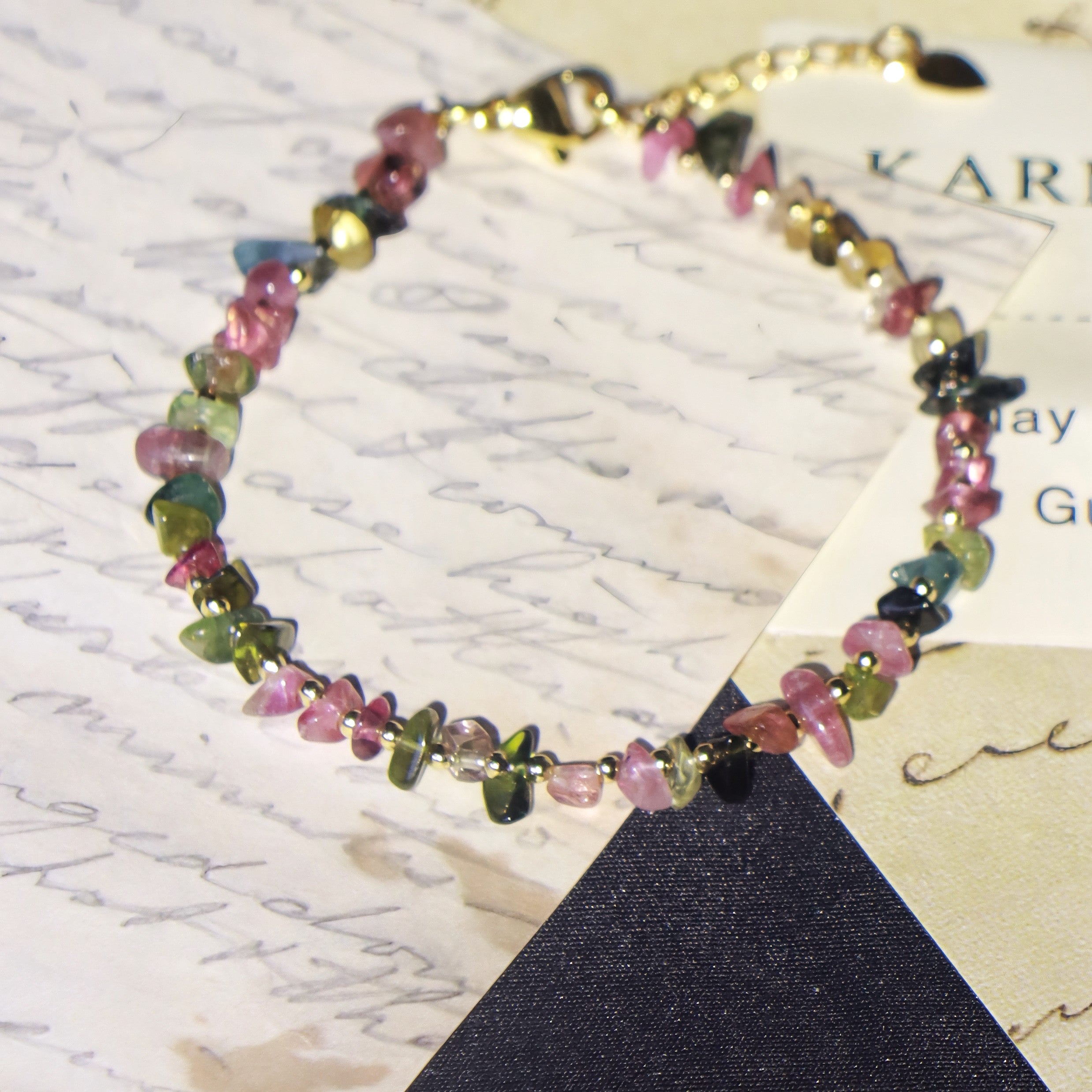 Radiant Multi-Tourmaline Gemstone Bracelet