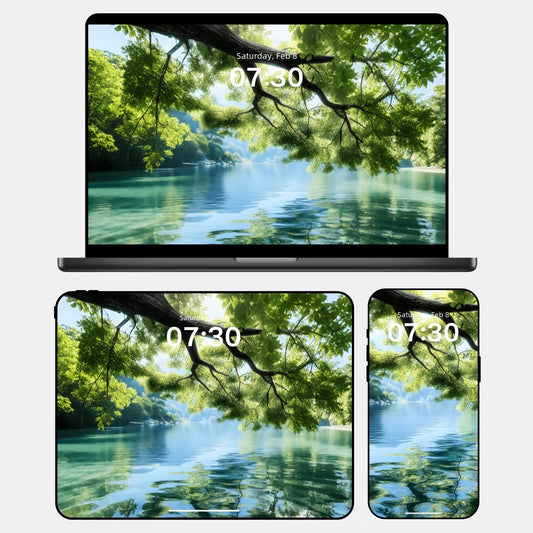 Nourishing Grove [Water & Wood Elements] HD Wallpaper