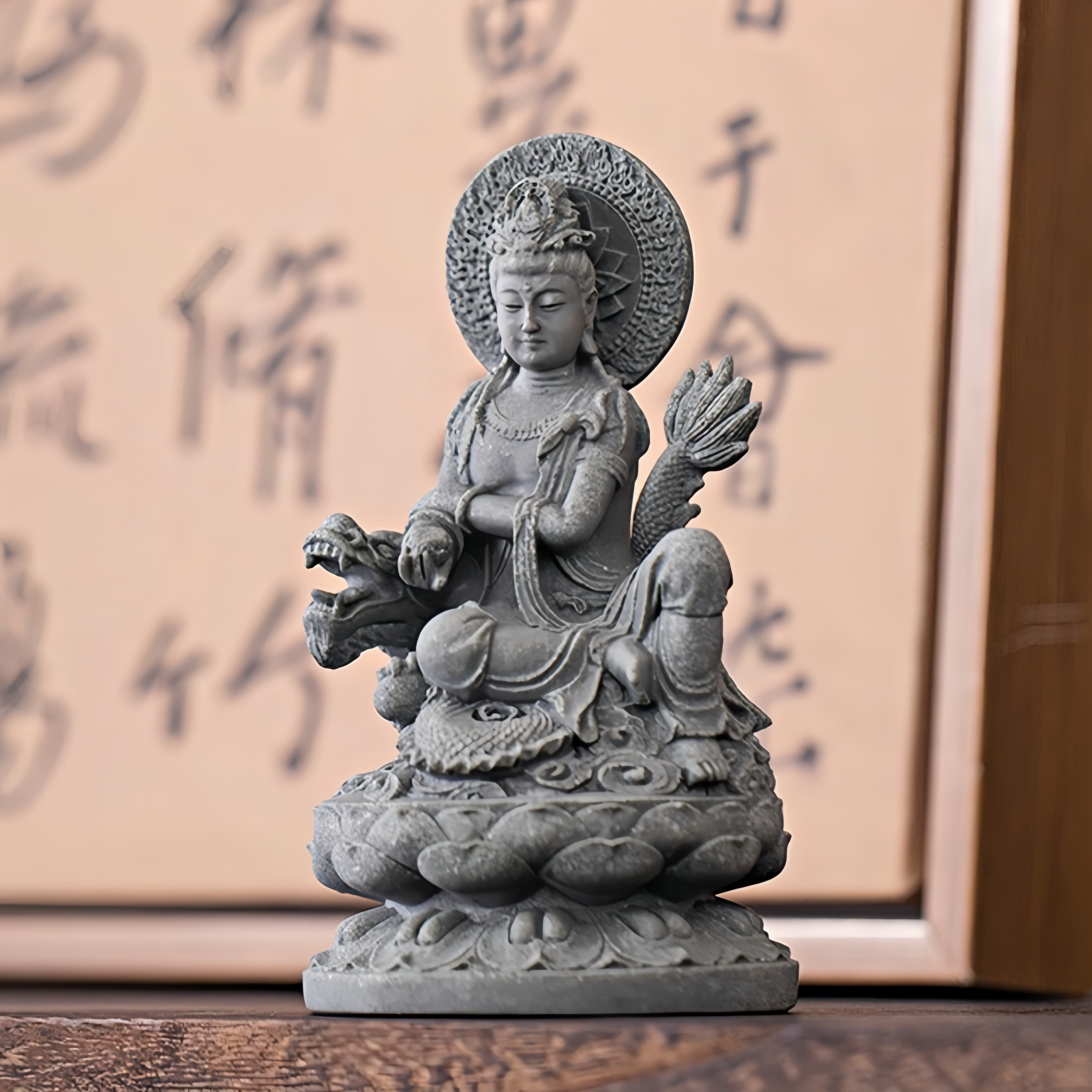 Stone Guanyin & Bodhisattva Statue Collection for Peace & Protection
