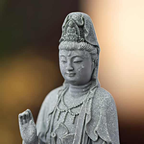 Stone Guanyin & Bodhisattva Statue Collection for Peace & Protection