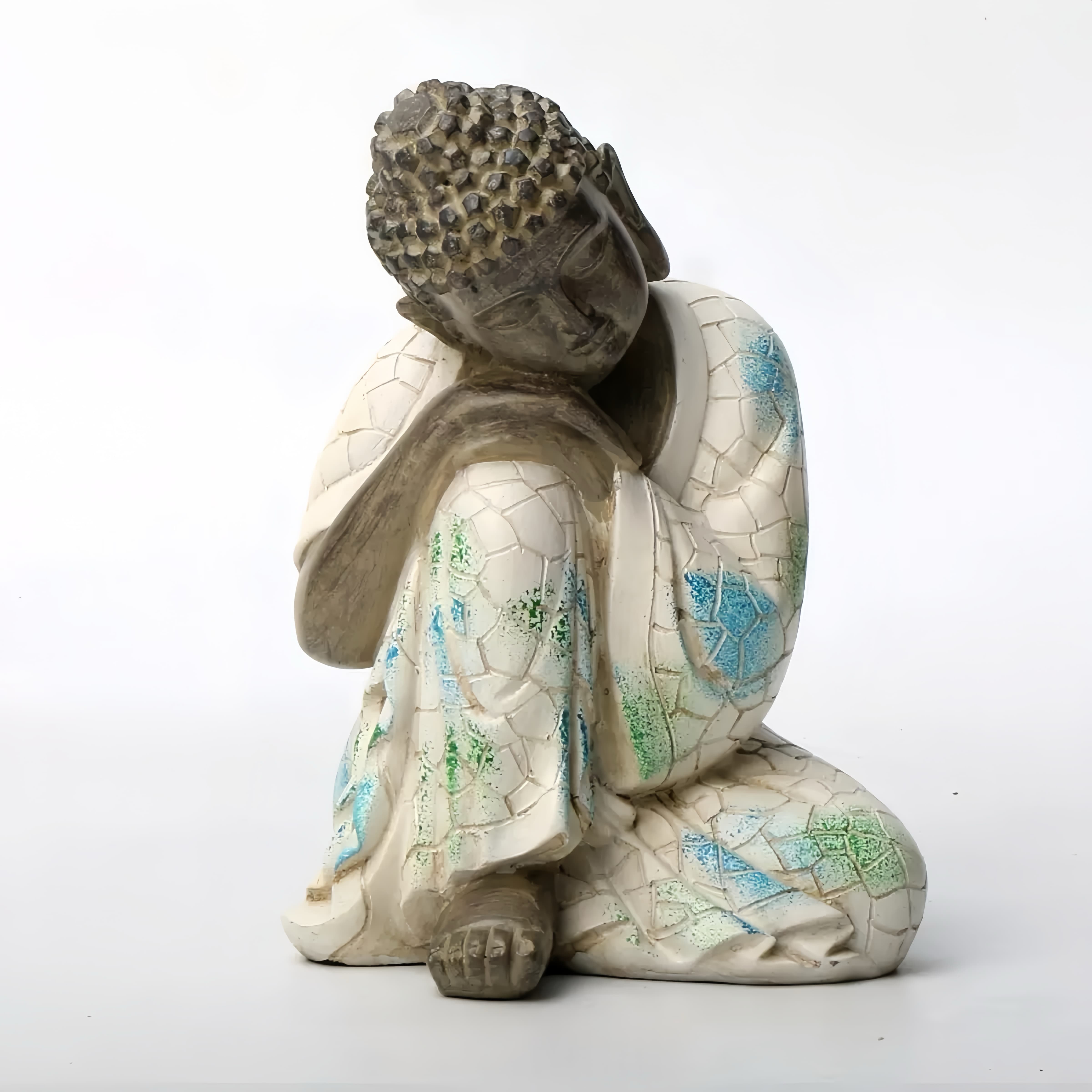 Zen Garden Buddha Statue for Peace, Calm & Meditation Decor