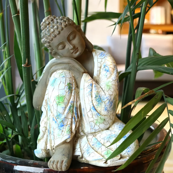 Zen Garden Buddha Statue for Peace, Calm & Meditation Decor