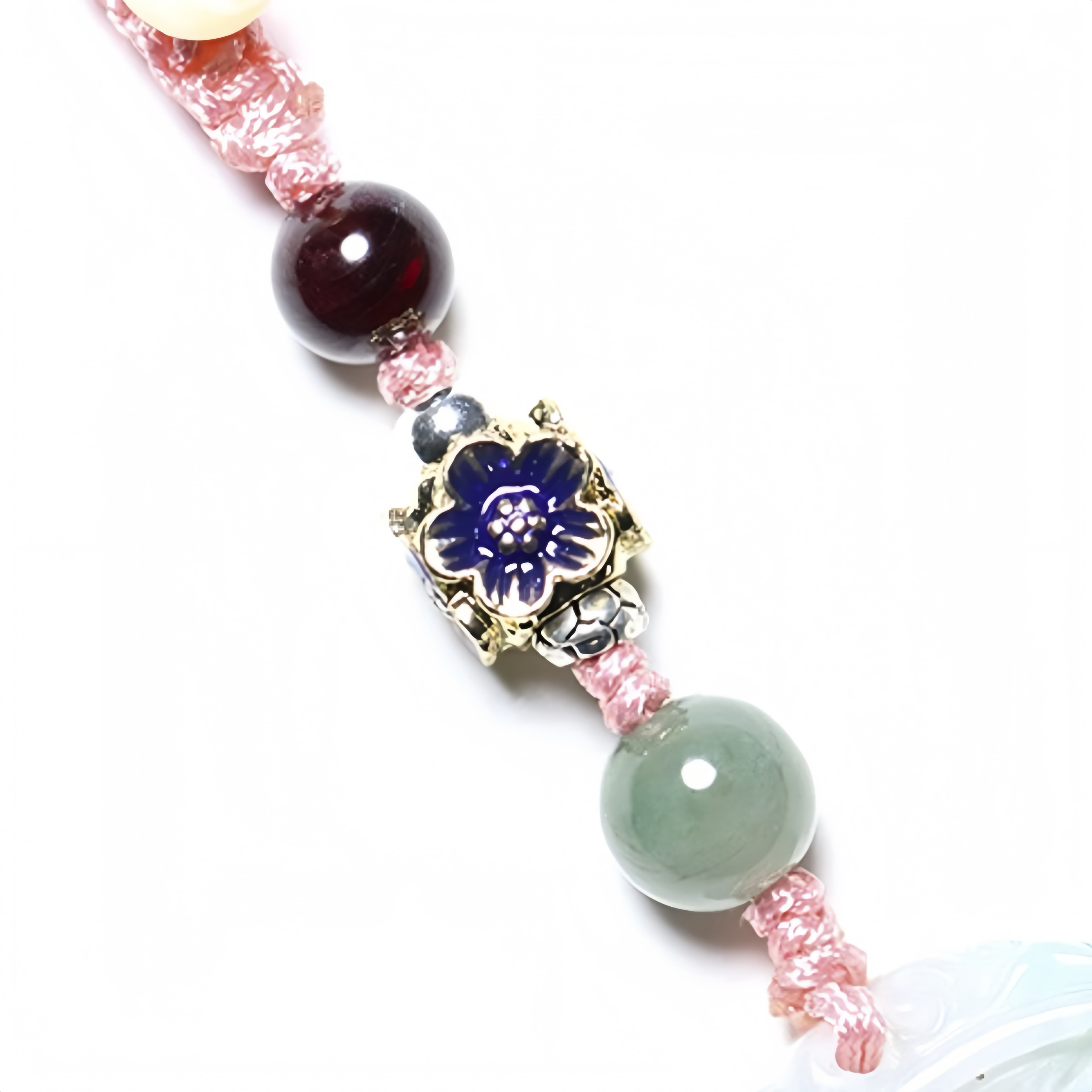 Natural Jade Dragon & Phoenix Couple Pendant for Love, Harmony & Protection