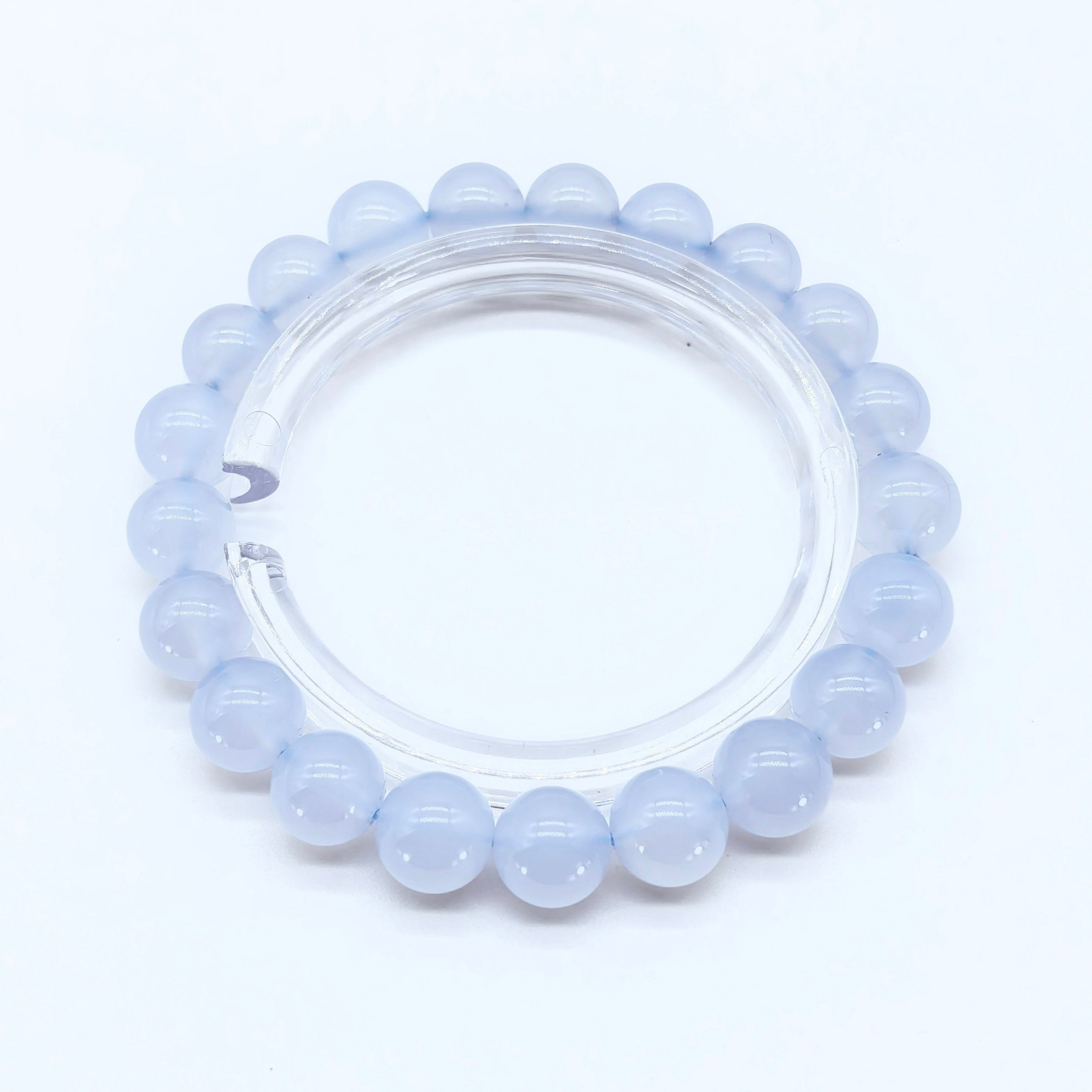 Blue Crystal Bracelet - Calm & Brave - Karmabless