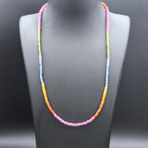 Rainbow Zircon Necklace - Extreme Elegance - Karmabless